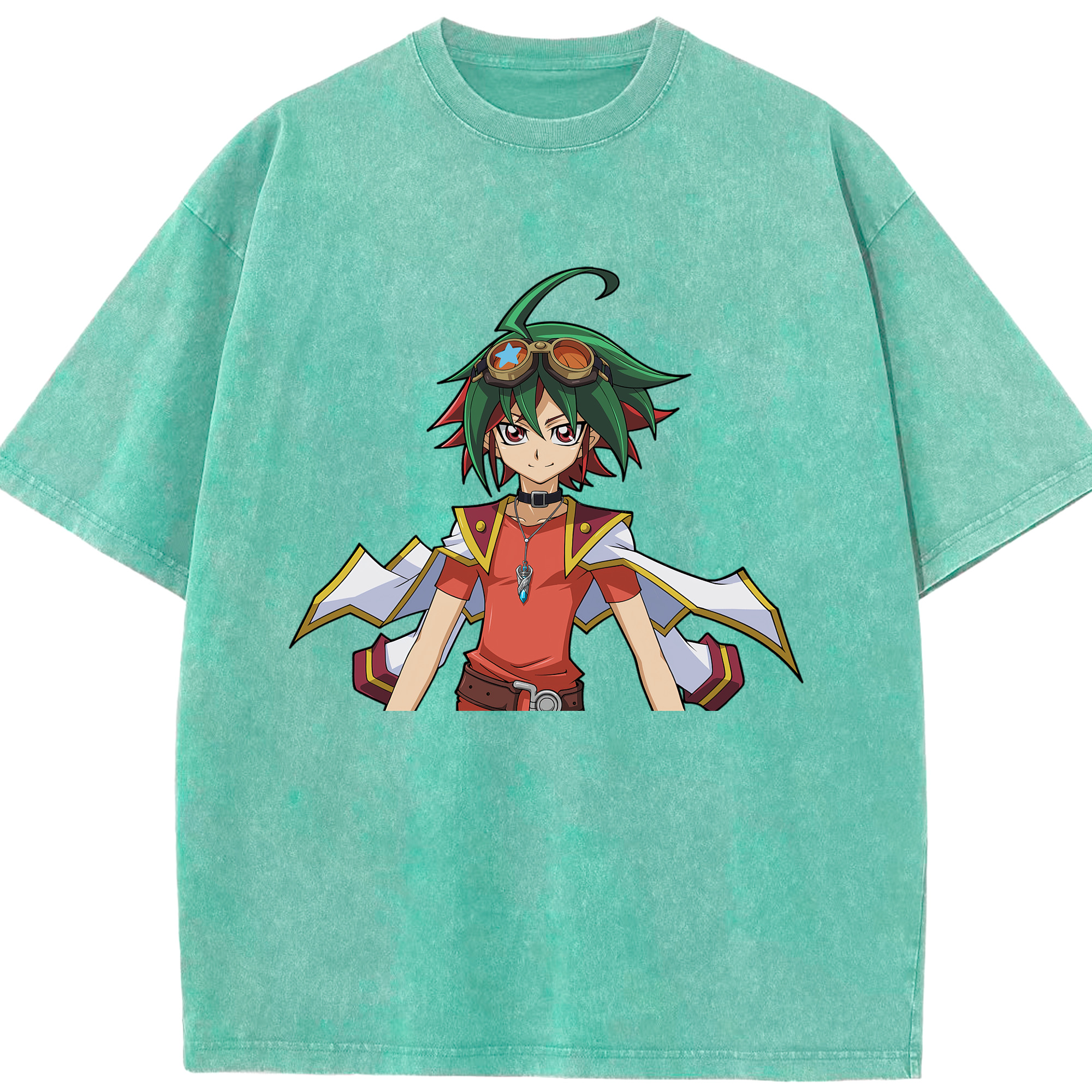 （画像用） 遊☆戯☆王 Yu-Gi-Oh! 綿100% ヴィンテージ風 半袖Tシャツ（フロントプリント）